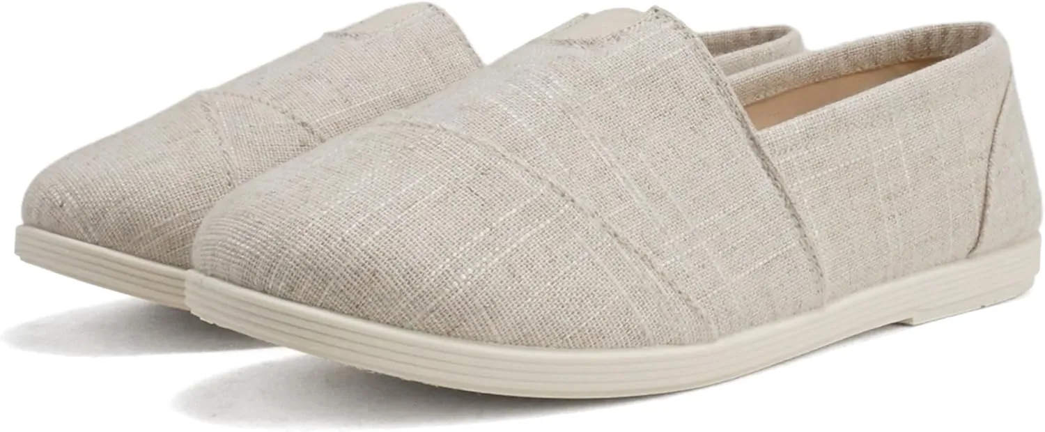 Soda Shoes Women's Obji Round Toe Casual Flat with Padded Insole