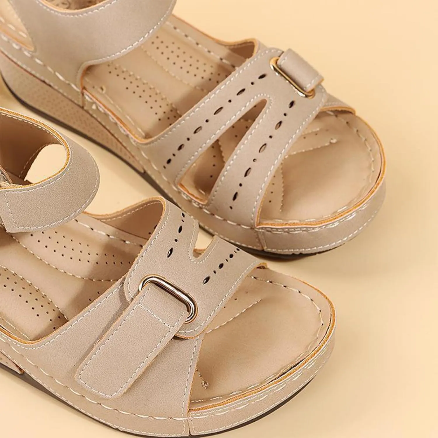 Soft & Stylish Wedge Sandals for Effortless Comfort 2025 Breathable Orthopedic Walking Platform Sandals