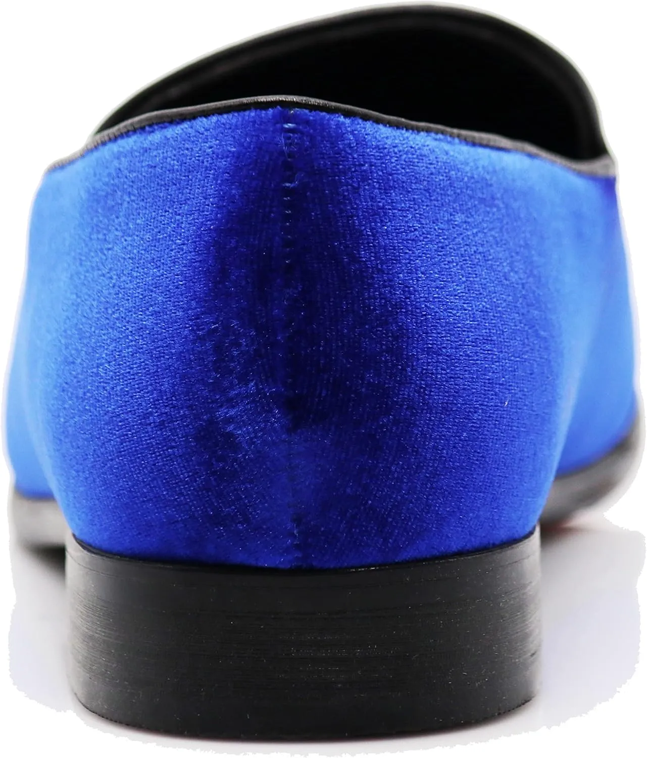 SPT03 Men's Vintage Plain Velvet Dress Loafers Slip On Shoes Classic Tuxedo Dress Shoes