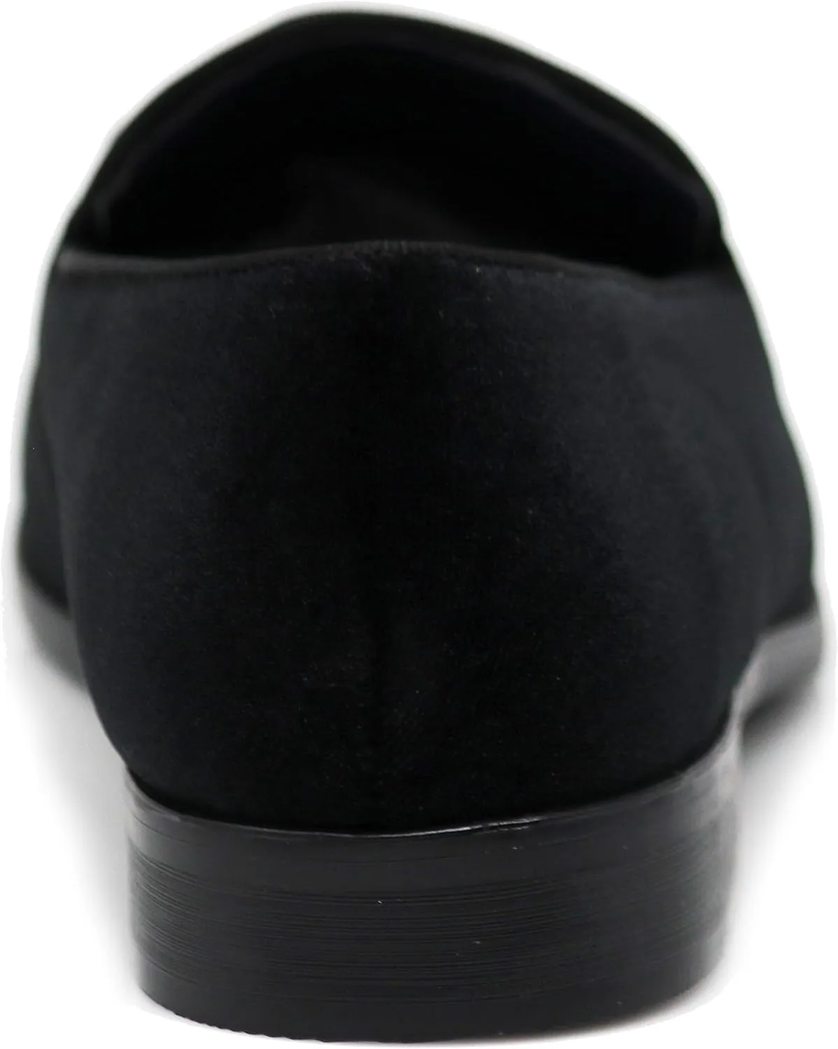 SPT03 Men's Vintage Plain Velvet Dress Loafers Slip On Shoes Classic Tuxedo Dress Shoes