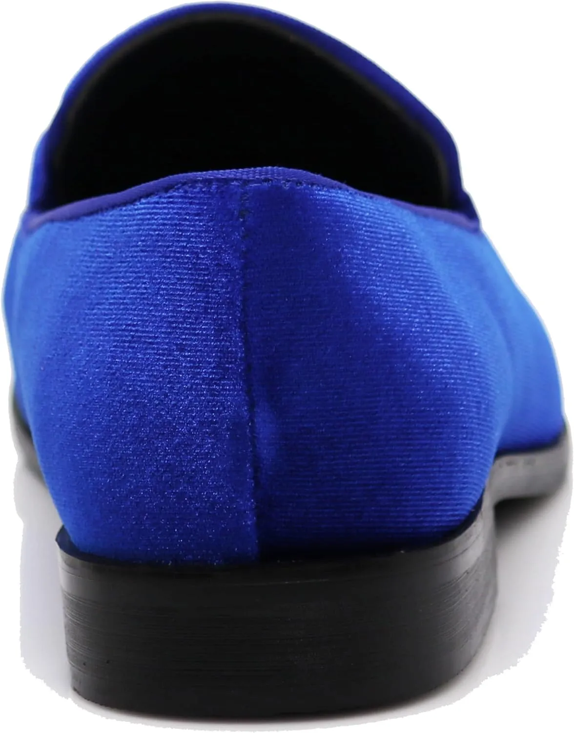 SPT03 Men's Vintage Plain Velvet Dress Loafers Slip On Shoes Classic Tuxedo Dress Shoes