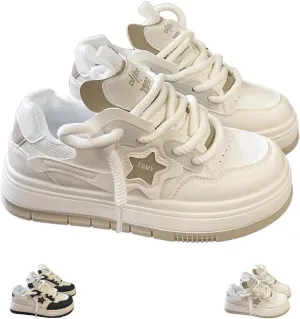 Star Shoes Walking Sneakers for Women Breathable Sporty Charm Y2K Aesthetic Cute Chunky Comfort Insole US 4-8