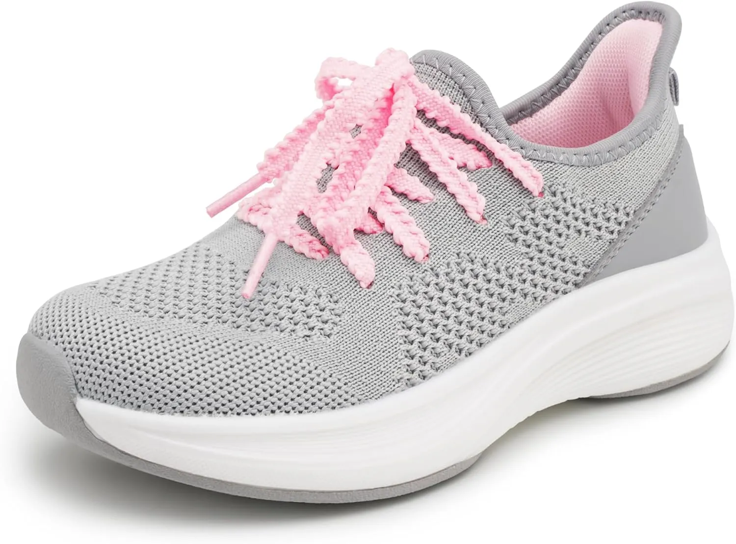 Stelle Girls Sneakers Kids Tennis Running Shoes Athletic Lace Up Non Slip Lightweight Breathable Sport Rainbow Shoes for Toddler/Little Kid/Big Kid