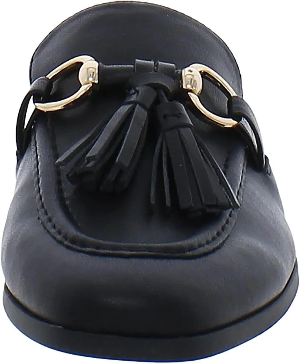 Steve Madden Womens Cayler Leather Slip-On Mules