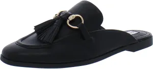 Steve Madden Womens Cayler Leather Slip-On Mules