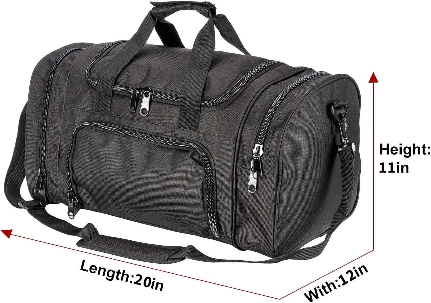 Tactical Travel Duffle Bag with Shoes Compartment Weekender Bags Carry On Overnight Bag For Men and Women Gym Sports Tote Pocket