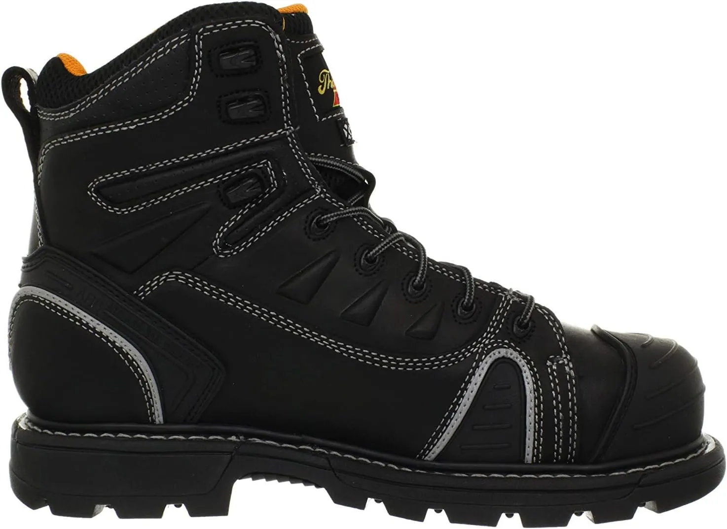 Thorogood GEN-Flex2 6” Composite Safety Toe Work Boots For Men - Breathable Heavy-Duty Toe Cap Boots With Goodyear Storm Welt, Slip-Resistant Outsole and Comfort Insole
