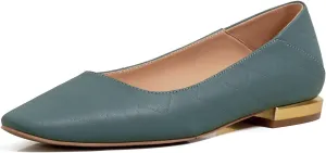 TinaCus Women's Handmade Genuine Leather Comfortable Flat Loafer Shoes
