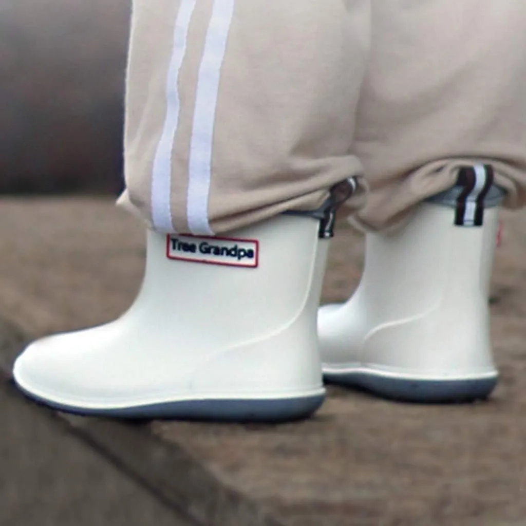 Toddler Rain Boots Baby Rain Boots Short rain Boots for Toddler Easy-on Lightweight and Waterproof