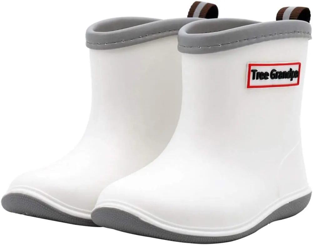 Toddler Rain Boots Baby Rain Boots Short rain Boots for Toddler Easy-on Lightweight and Waterproof