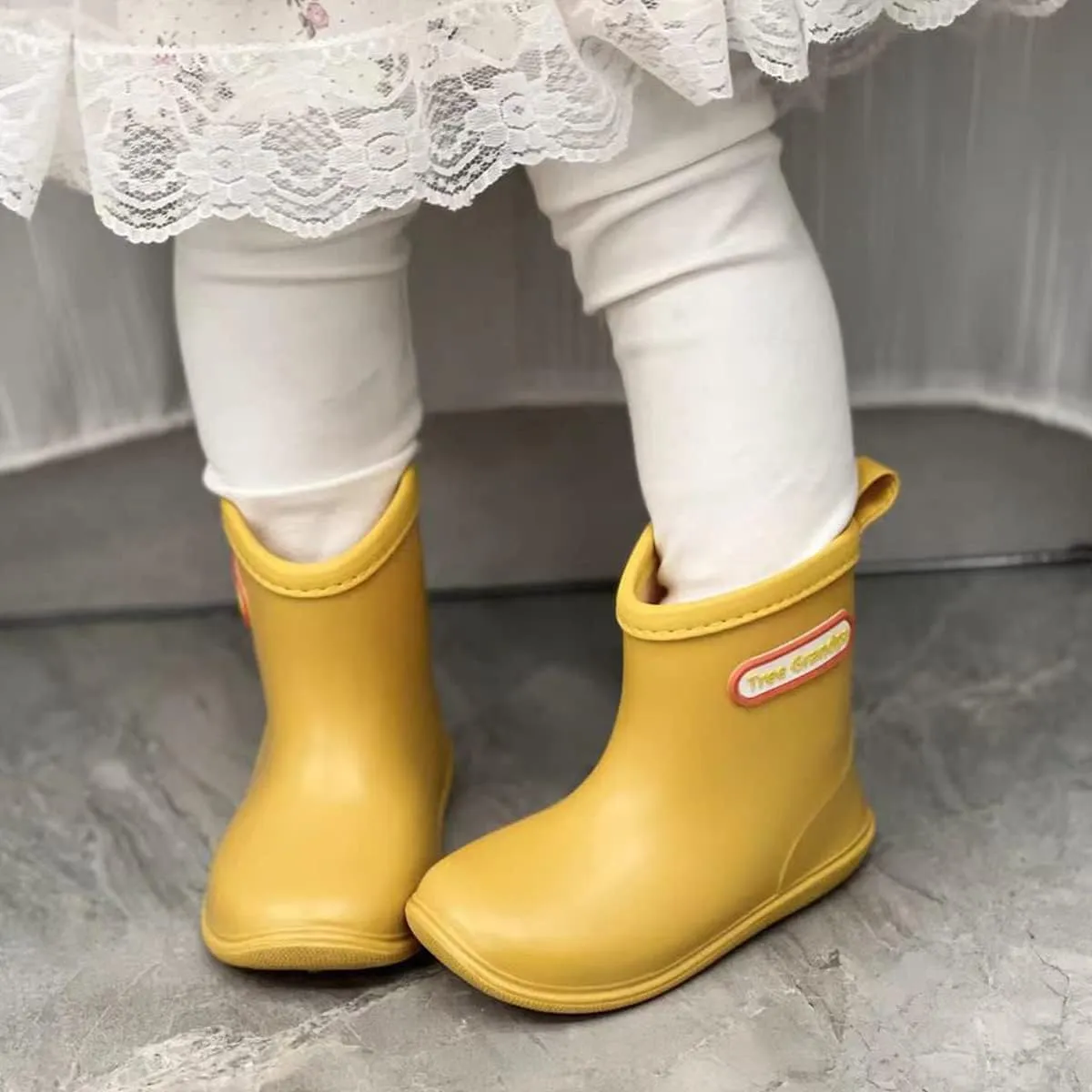 Toddler Rain Boots for Boys Girls Baby Rain boot Lightweight Kids Rain Boots Infant Rainboots 1-6 Years