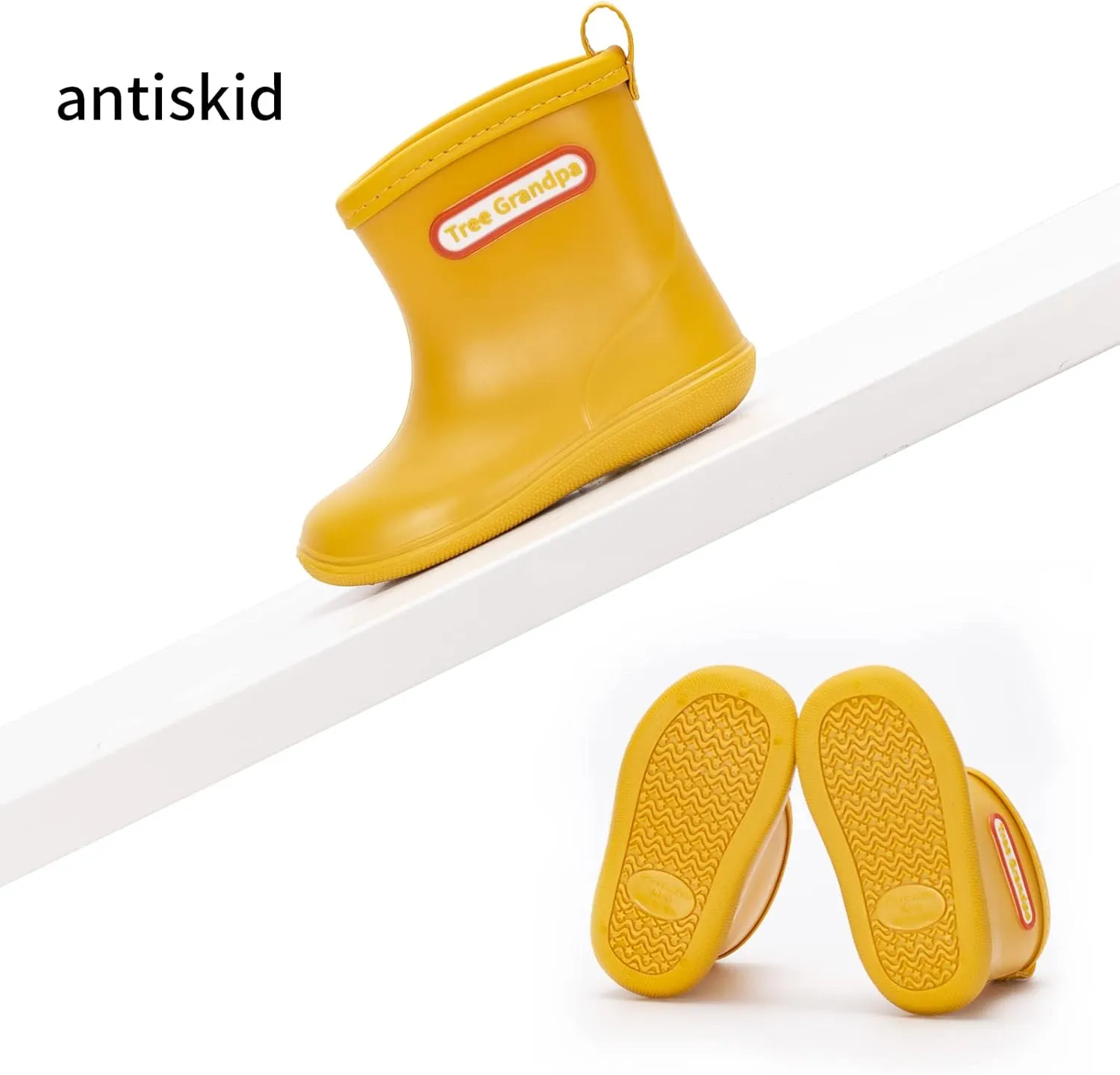 Toddler Rain Boots for Boys Girls Baby Rain boot Lightweight Kids Rain Boots Infant Rainboots 1-6 Years