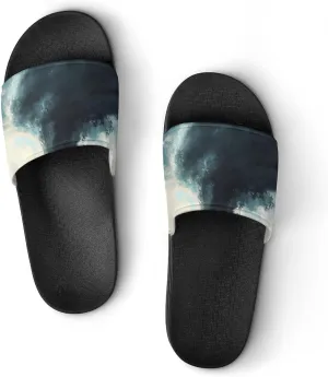 Tornado Thunderstorms House Sandals Non Slip Slippers Quick Drying Bathroom Shower Shoes for Women Men