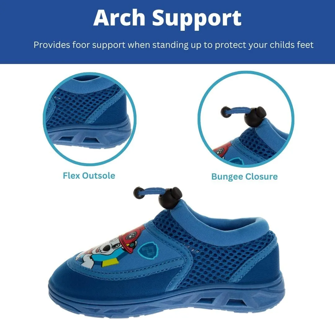 Toy Story Cars Boys Water Shoes Kids Sandals - Lightning McQueen Woody Buzz Lightyear Pool Aqua Socks Bungee Waterproof Quick Dry (Toddler-Little Kid)