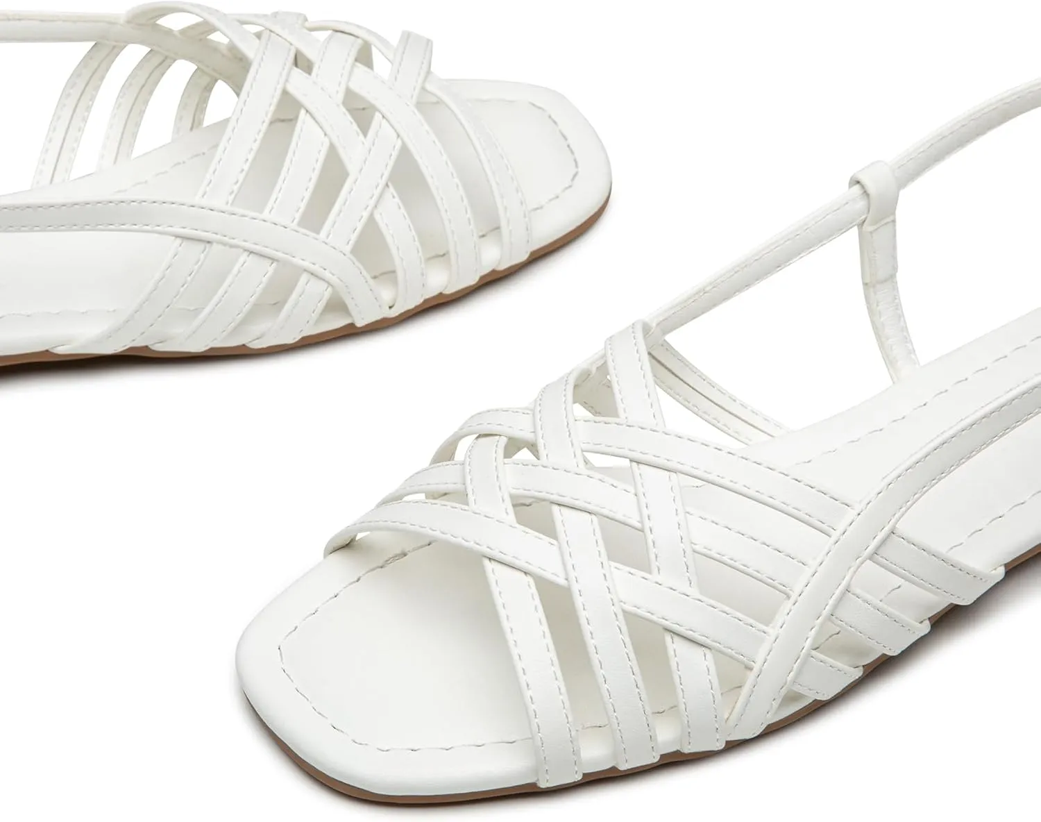 Trary Women's Flat Sandals Gladiator Sandals for Women Comfortable Ankle Strap Sandals Casual Fisherman Strappy Sandals for Women Dressy Summer Beach Shoes