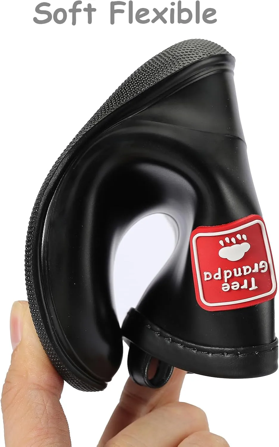 Tree Grandpa Toddler Rain Boots Baby Kids Easy-on Rain shoes Children Waterproof Shoes for Boys Girls(1-6 Years)