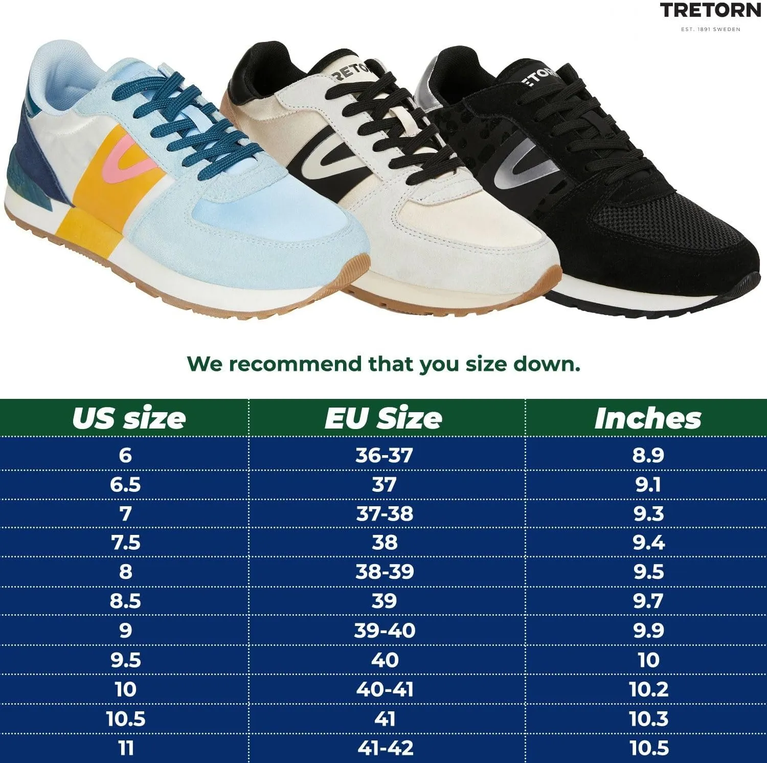 TRETORN Women's Loyola Lace Up Sneakers