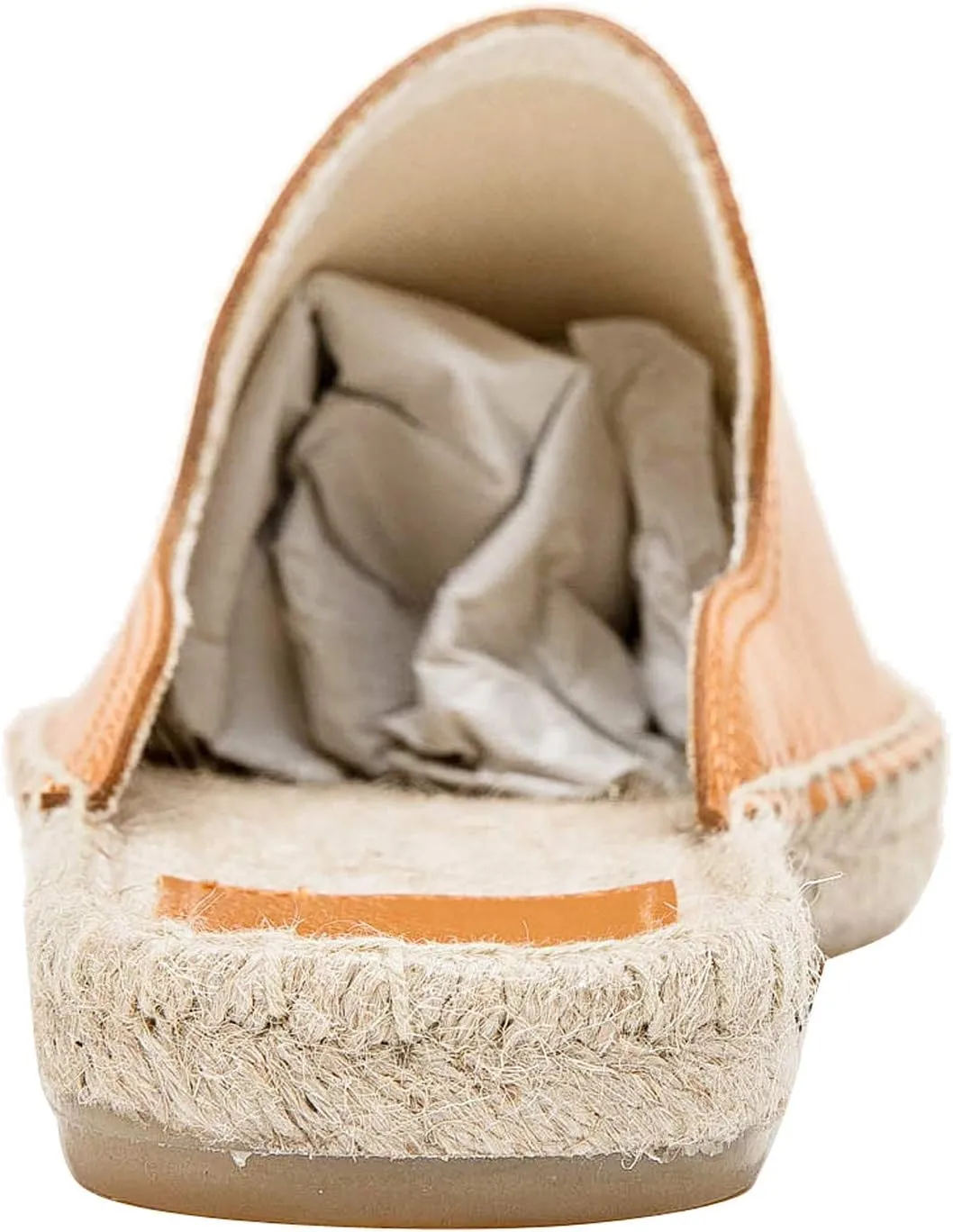 U-lite Women's Spring Summer Leather Classic Simple Mule Shoes Espadrilles Slides