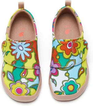 UIN Kid's Casual Slip-on Canvas Loafers Boys Girls Shoes Fashion Sneakers Funny Painted Travel Shoes