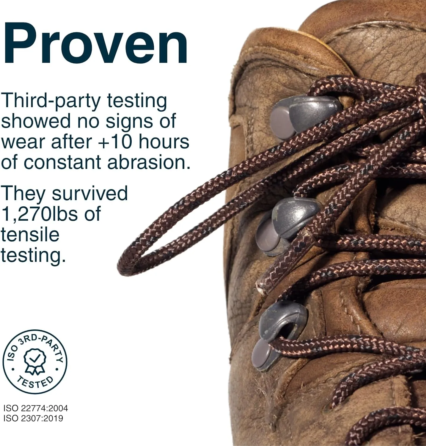 Unbreakable Laces - Heavy Duty Boot Laces That Stay Tied. Tougher Than Kevlar Laces
