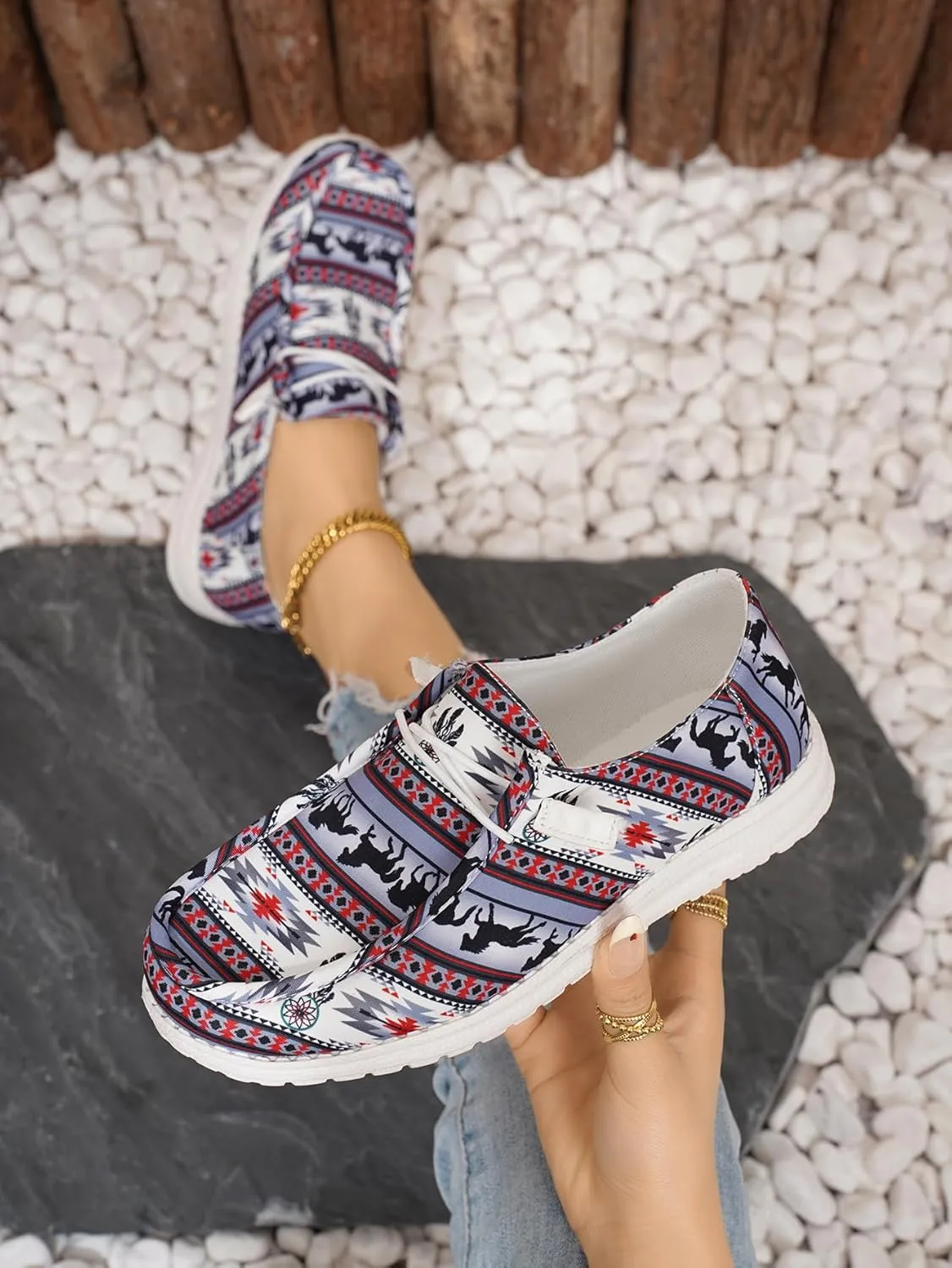 Unisex-Adult Sunflower Floral Canvas Loafers Comfortable Boat Shoes Easy Slip On Lightweight Deck Shoes Elastic Laces Outdoor Flat Walking Shoes Breathable Drving Shoes Sneakers for Women Men