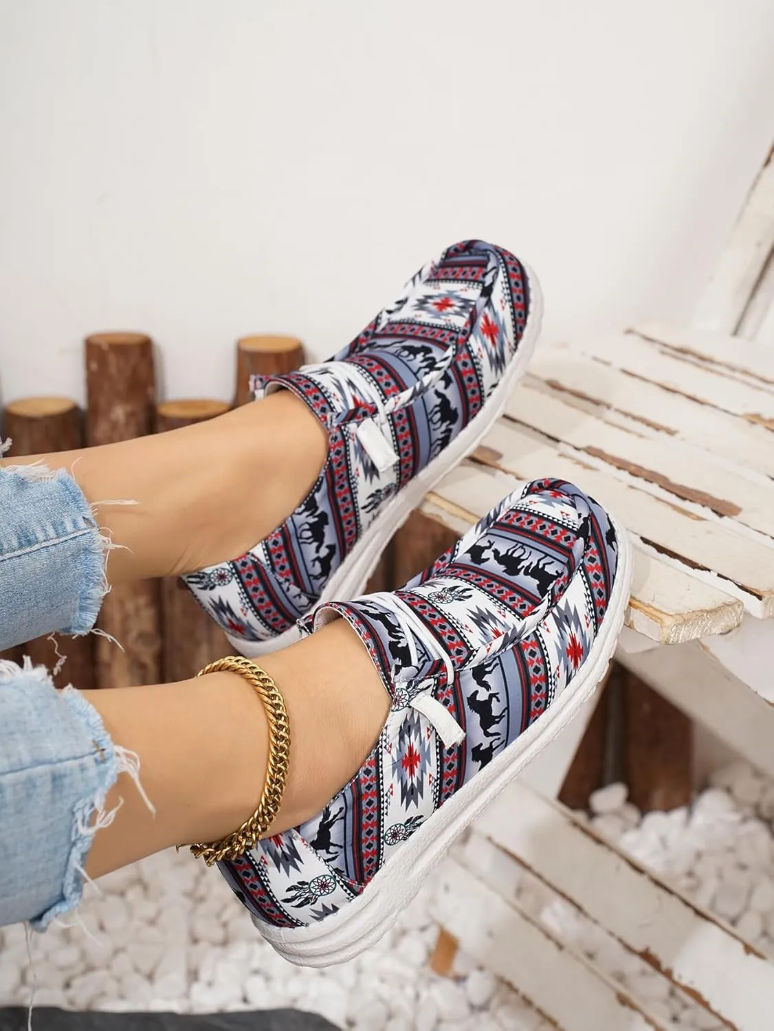 Unisex-Adult Sunflower Floral Canvas Loafers Comfortable Boat Shoes Easy Slip On Lightweight Deck Shoes Elastic Laces Outdoor Flat Walking Shoes Breathable Drving Shoes Sneakers for Women Men