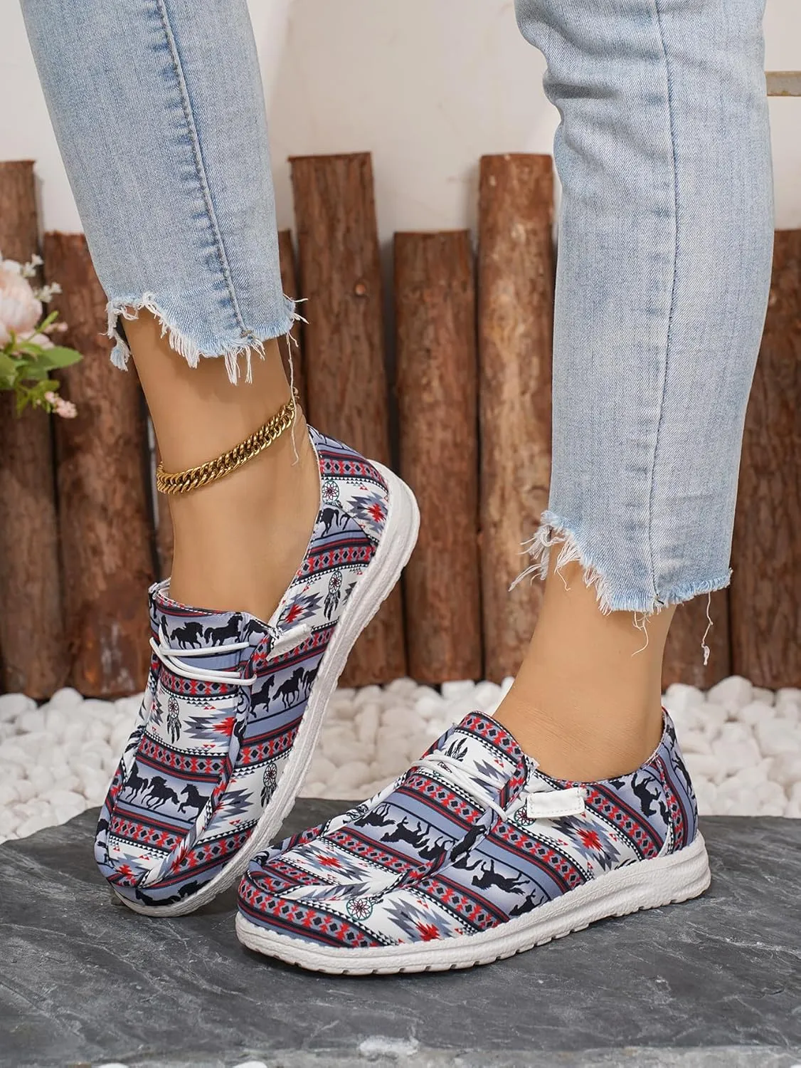 Unisex-Adult Sunflower Floral Canvas Loafers Comfortable Boat Shoes Easy Slip On Lightweight Deck Shoes Elastic Laces Outdoor Flat Walking Shoes Breathable Drving Shoes Sneakers for Women Men