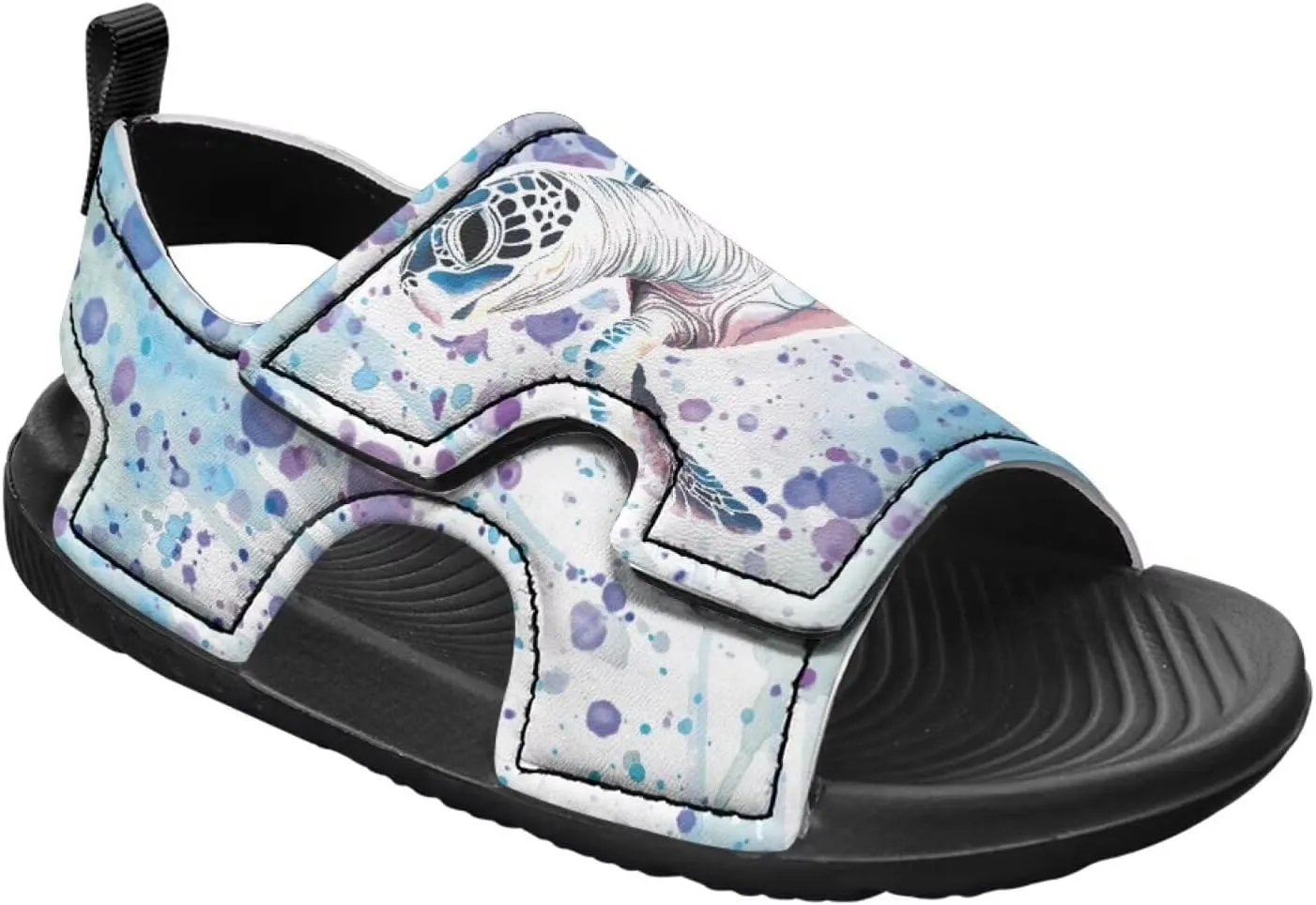 Unisex Child Sandals Open Toe Cute Summer Water Hiking Shoes for Boys Girls Sloth Sunflower Outdoor Sport Athletic Beach Sandals Adjustable Strap