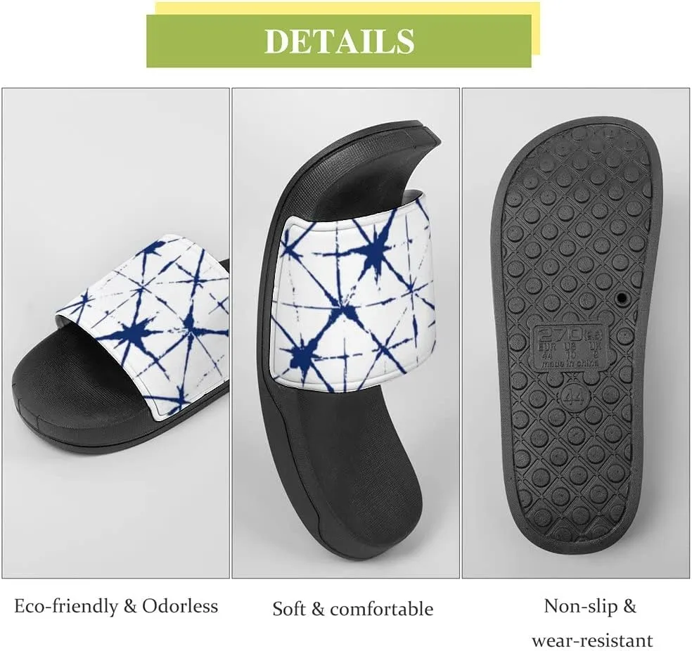 Unisex Slides for Women Men, Comfortable Slippers Slides, Non-slip Shower Shoes House Fashion Thick for Indoor & Outdoor（23060302）