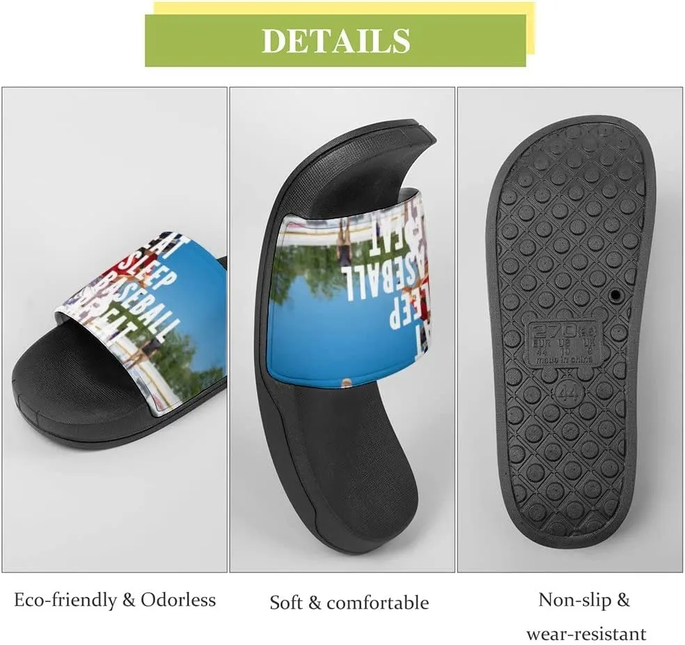 Unisex Slides for Women Men, Comfortable Slippers Slides, Non-slip Shower Shoes House Fashion Thick for Indoor & Outdoor（23060302）