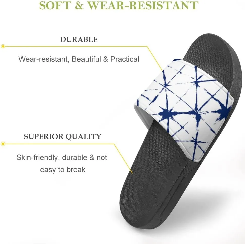 Unisex Slides for Women Men, Comfortable Slippers Slides, Non-slip Shower Shoes House Fashion Thick for Indoor & Outdoor（23060302）