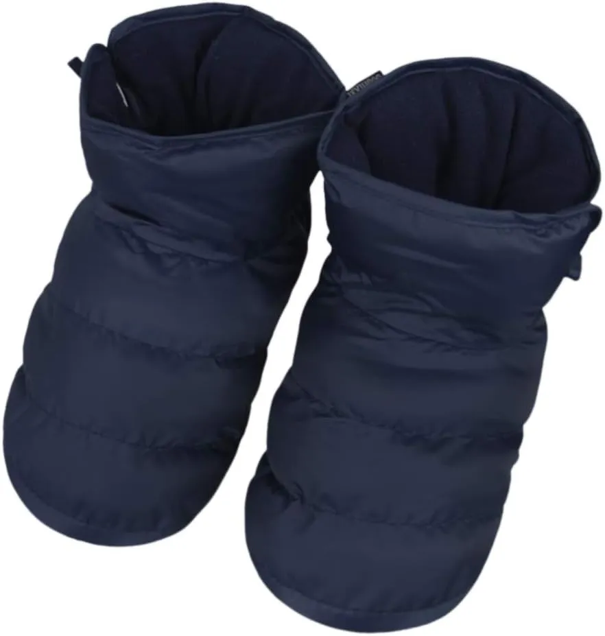 Unisex Thermal Down Slippers Winter Warm Cozy Fleece Indoor Slippers Bootie Shoes Ankle Snow Boots Footwear for Men Women
