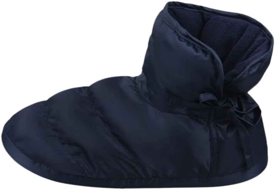 Unisex Thermal Down Slippers Winter Warm Cozy Fleece Indoor Slippers Bootie Shoes Ankle Snow Boots Footwear for Men Women