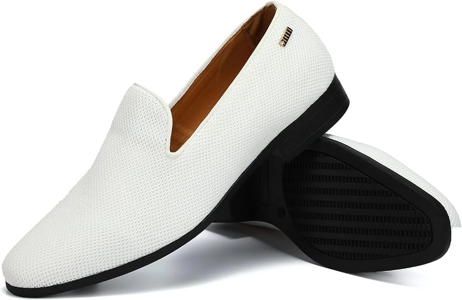 UUBARIS Mens Dress Loafers Tuxedo Suit Slip on Shoes