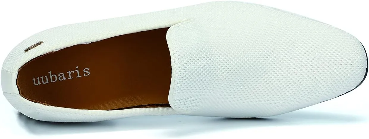 UUBARIS Mens Dress Loafers Tuxedo Suit Slip on Shoes