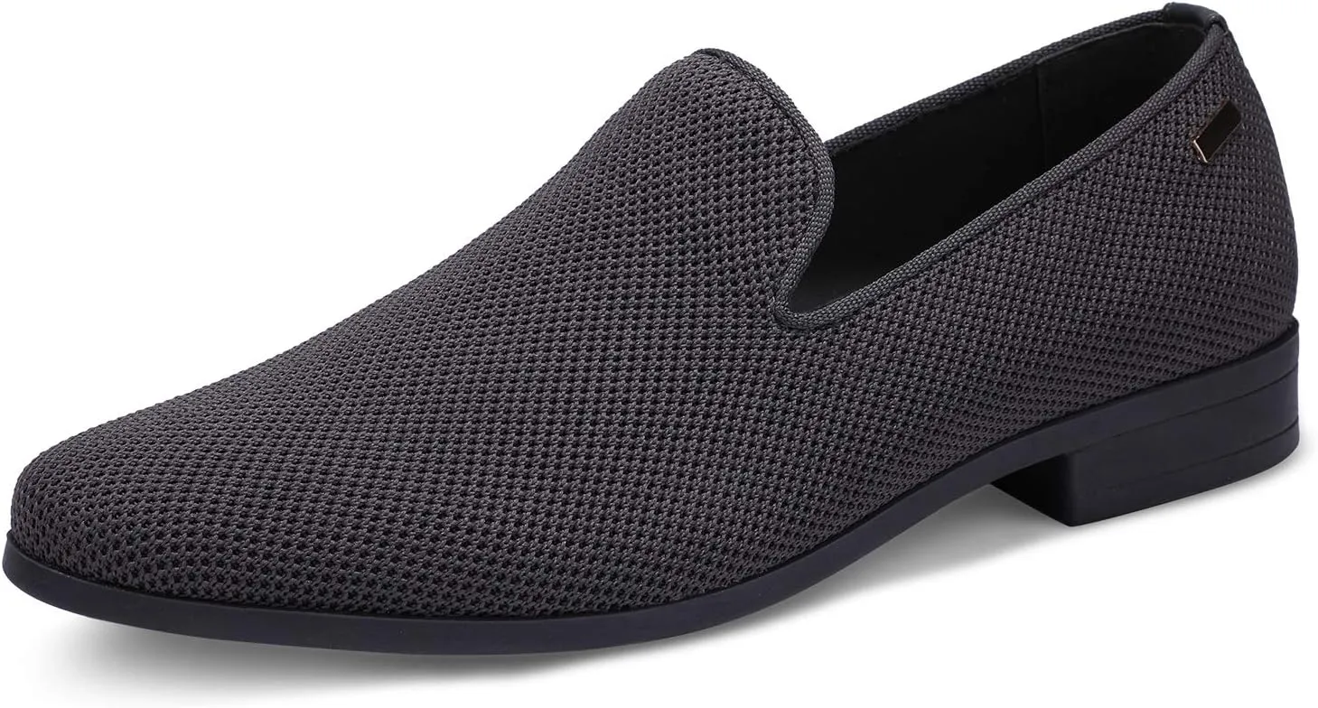 UUBARIS Mens Dress Loafers Tuxedo Suit Slip on Shoes