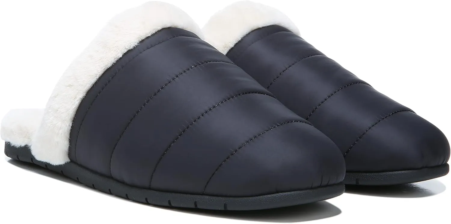 Vionic Karma Josephine Women's Mule Slipper- Supporting Ladies Indoor/Outdoor Slippers that Include Three-Zone Comfort with Orthotic Insole Arch Support, Medium Fit Sizes 5-11