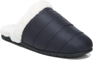 Vionic Karma Josephine Women's Mule Slipper- Supporting Ladies Indoor/Outdoor Slippers that Include Three-Zone Comfort with Orthotic Insole Arch Support, Medium Fit Sizes 5-11