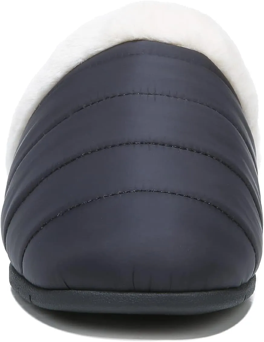 Vionic Karma Josephine Women's Mule Slipper- Supporting Ladies Indoor/Outdoor Slippers that Include Three-Zone Comfort with Orthotic Insole Arch Support, Medium Fit Sizes 5-11
