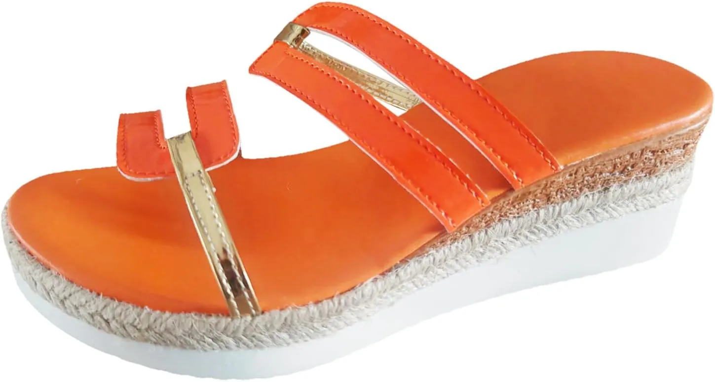 Wedge Platform Summer Slides for Women 2025 Casual Slide Platform Sandals Fashion Open Toe Slip On Wedges Platform Slippers Beach Comfortable Walking Non Slip Shoe