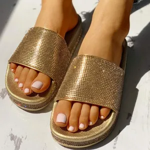 Wedge Sandals for Women Dressy, Espadrille Platform for Women,Comfortable Open Toe Low Heels Slides Casual Summer Slip On Cute Beach Shoes Lightweight Vacation Slippers ﻿