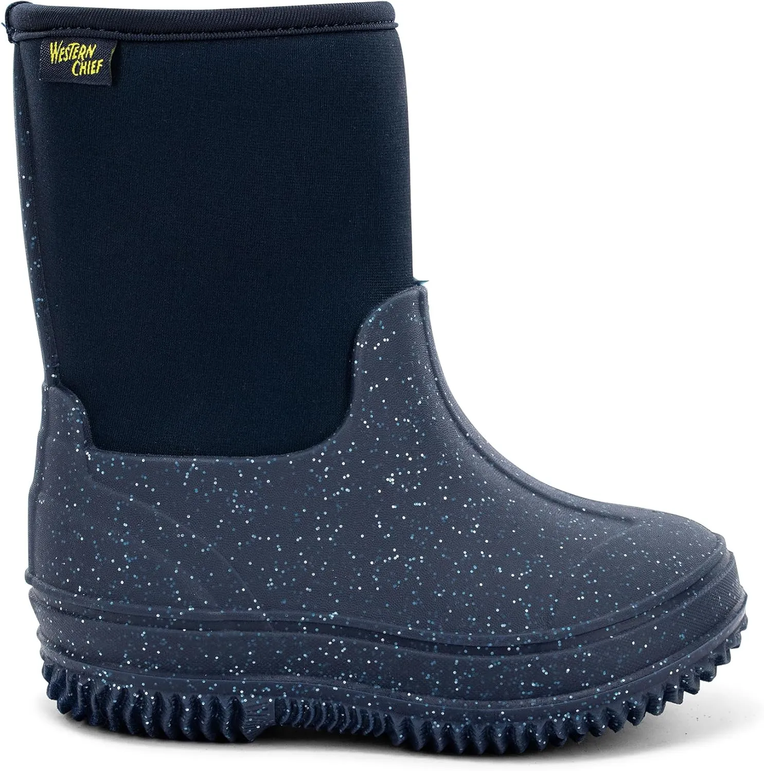Western Chief Kids Freestyle Neoprene Outdoor Boot, Lightweight, Kid Friendly for Boys and Girls Waterproof Boot for Rain, Mud, Cold Weather, Snow