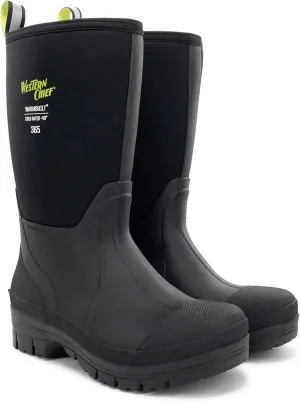 Western Chief Women's 365 Neoprene Rain Boots for Women - 100% Waterproof Rubber Boots for Women with Anti-Slip Outsole - Cold-Rated Muck Boots for Women for All-Weather Protection