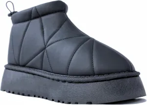 Winter Ankle Boots for Women - Water Resistant Leather Booties Non-Slip Platform Suede Mini Women's Boots - Perfect for Christmas Gifts