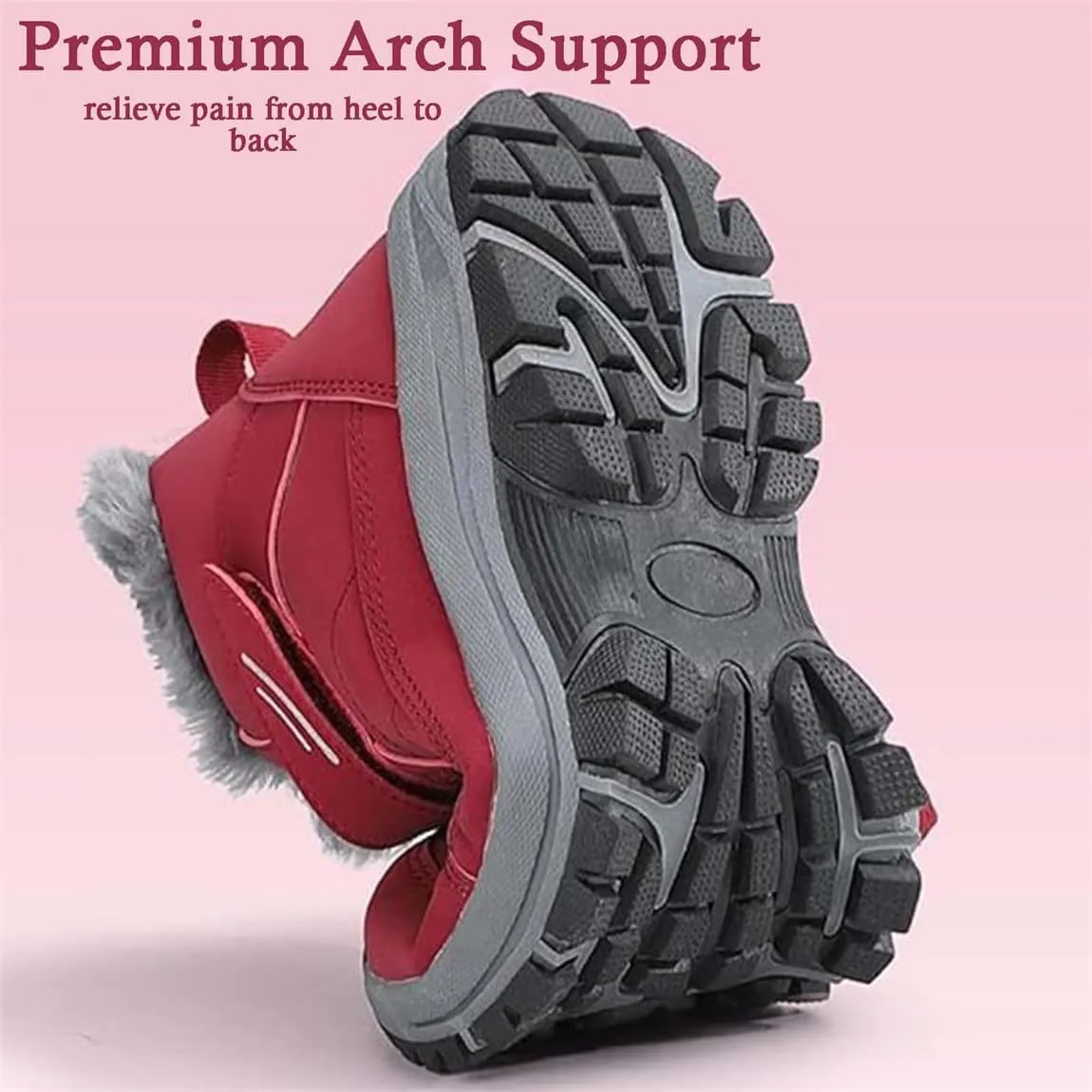 Winter Orthopedic Boots for Women Men,Warming Anti-Slip Sneakers,Cushioning Mountaineering Orthopedic Shoes