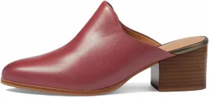 Women Chunky Block Heel Mules Pointed Closed Toe Suede Mule Sandals Slip-On Stacked Heels Booties Backless 2" Heeled Slide Shoes Comfort Fashion Casual Office Homecoming Retro 4-11 M US