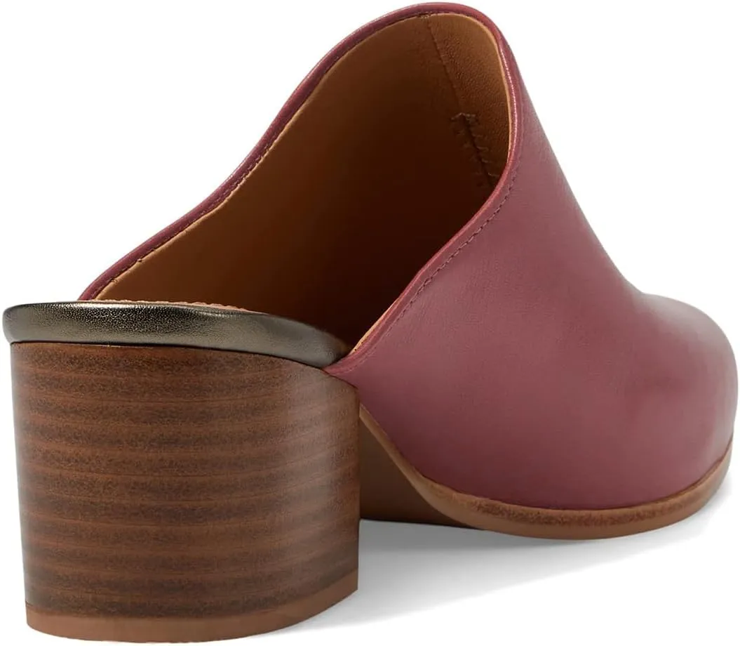 Women Chunky Block Heel Mules Pointed Closed Toe Suede Mule Sandals Slip-On Stacked Heels Booties Backless 2" Heeled Slide Shoes Comfort Fashion Casual Office Homecoming Retro 4-11 M US