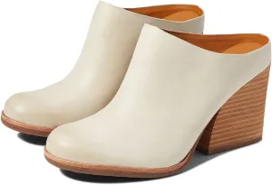 Women High Chunky Stacked Heel Mules Round Closed Toe Heeled Sandals Slip On 3 Inch Block Heels Suede Backless Booties Burnished Dressy Vintage Party Office Ladies Slide Slippers 4-11 M US