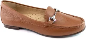 Womens Casual Genuine Leather Comfortable Lightweight Driving Moaccasins Classic Fashion Buckle Slip On Ladies Driving Loafer Flat Shoes