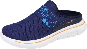 Women's Casual Slip on Half Shoes Breathable Running Shoes for Women Mesh Breathable Casual Dress Shoes White Platform Sneakers White Tennis Shoe Casual Loafers
